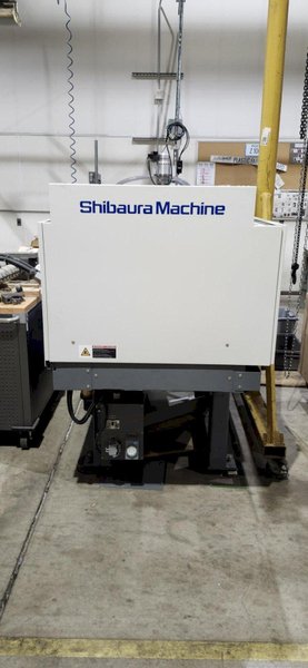 110 Ton 8.1 oz Shot Size Toshiba Shibaura EC110SXIII Electric Injection Molding Machine, 2023 – Dual Air Blow, Robot Interface