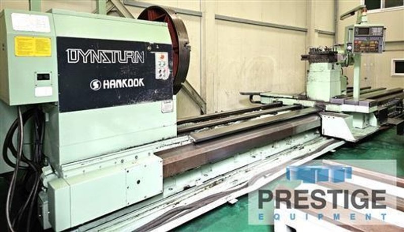 Hankook Dynaturn 1700 x 8000 CNC Heavy Duty Lathe