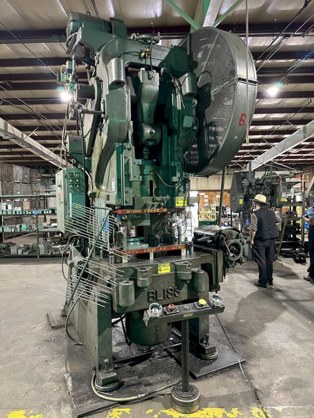95 TON BLISS MODEL #28 OBI PRESS. STOCK # 0637623