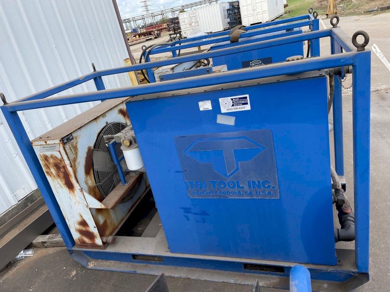 Used, Tri Tool Model PFM 816 Pipe Beveler with Hydraulic Power Unit (Model HPU75-60/5)