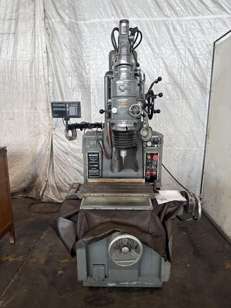 MOORE NO. G18 JIG GRINDER W/ CABINET OF TO0LING. STOCK # 0774725