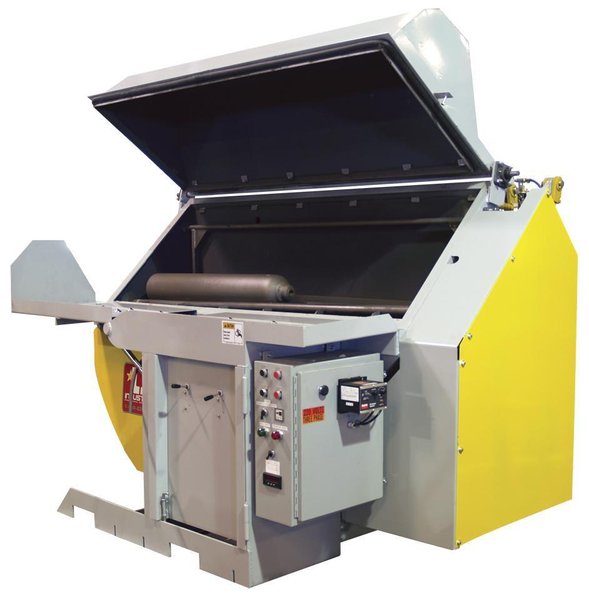 30&quot; x 68&quot; LS INDUSTRIES SHOT BLAST MACHINE WITH DUST COLLECTOR, FOR PROPANE TANKS: STOCK #22767