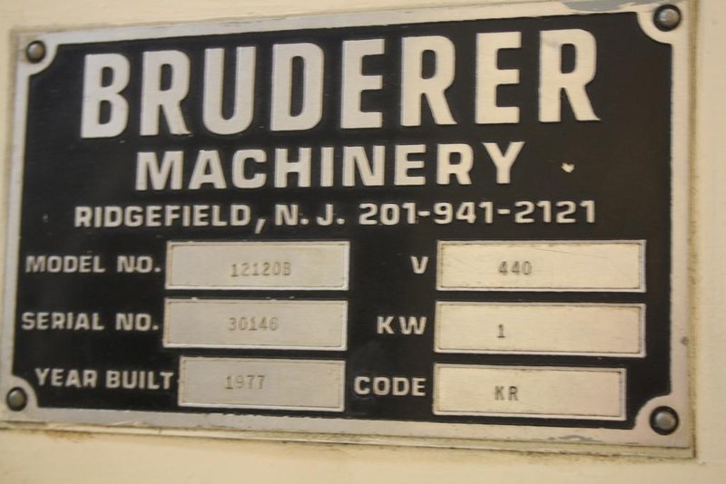 4.7' X 0.05 BRUDERER 19 ROLL STRAIGHTENER &amp; COIL REEL: STOCK #64789