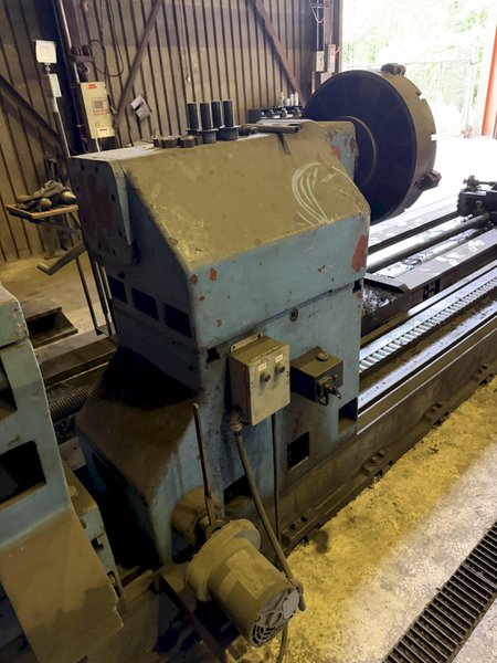 84" X 240" SAFOP LEONARD MODEL-1500 HEAVY DUTY ENGINE LATHE. STOCK # 0549026