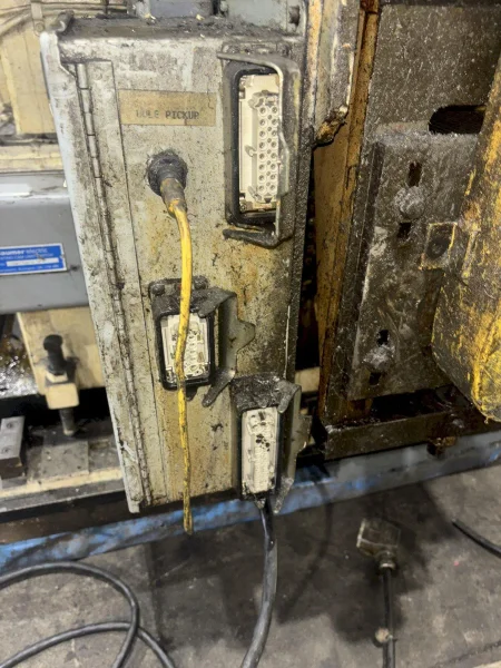 4-POST CUTOFF PRESS AND SERVO DIE ACCELERATOR. STOCK # 0991225