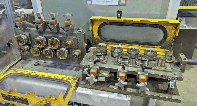 Tube Straightener, Cut &amp; End Form Machine, Burr Oak , 1.125" STOCK# 4284