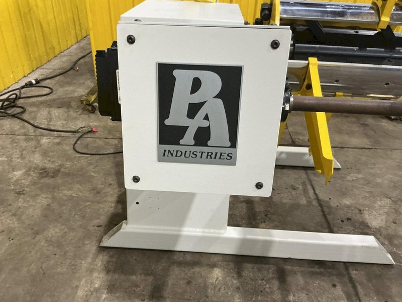 4,500 LB X 24" PA INDUSTRIES MODEL #SRA4524 MOTORIZED UNCOILER COIL REEL : YOBRO #25103