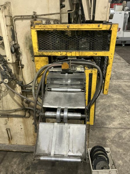 66 TON KOMATSU MODEL #OBS60-3 GAP FRAME PRESS 6.3" STROKE &amp; 6" SONORUKA COIL FEED LINE: YOBRO #25937