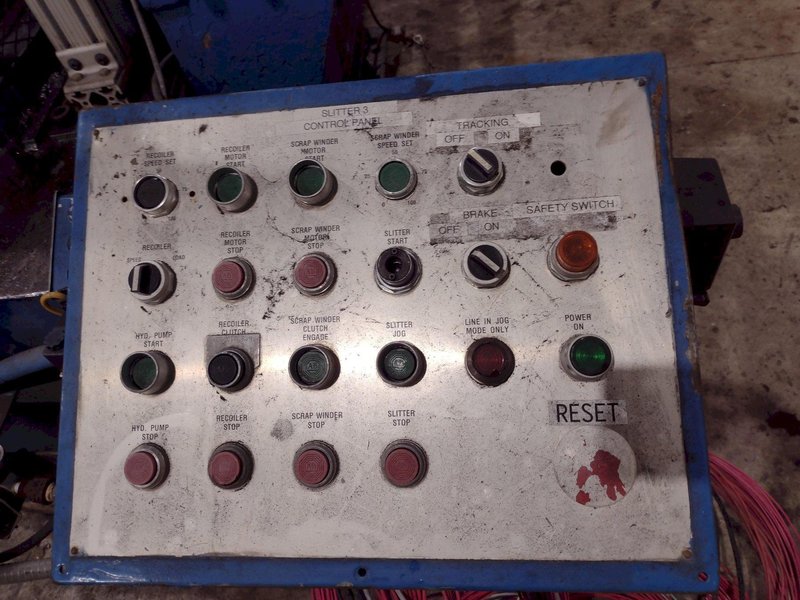 36” WIDE YODER SLITTING HEAD WITH POWERED FEED ROLLS: STOCK  #22951
