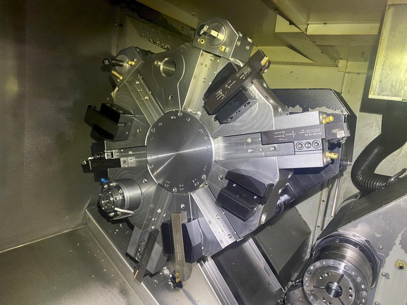 Haas DS-30 Used CNC Lathe with Live Tooling and Sub Spindle For Sale - 2013