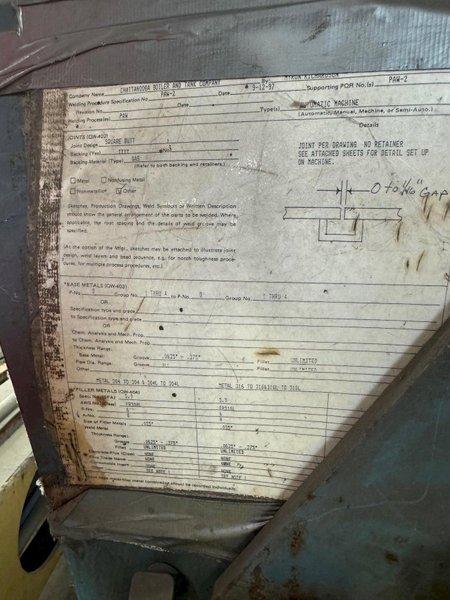 25&#039; JETLINE LWI-300 SEAM WELDER. STOCK # 0342225