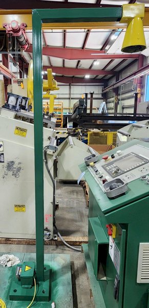 5,000 lbs x 26" W x .090" Minster Coil Servo Feed Line, DBL End Reel, Straightener, Servo Feeder