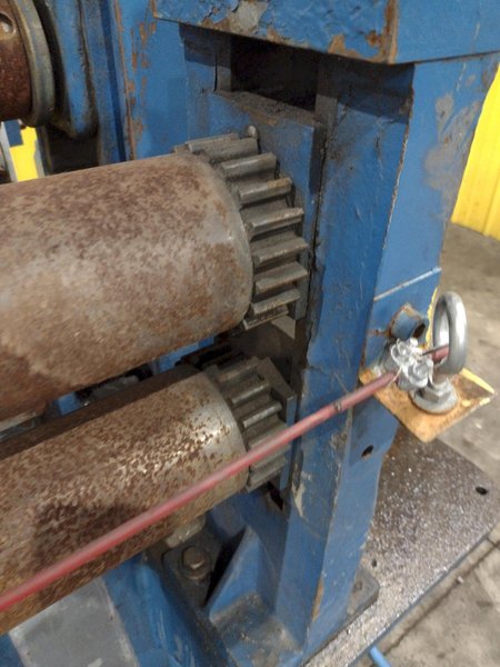 36” WIDE YODER SLITTING HEAD WITH POWERED FEED ROLLS: STOCK  #22951