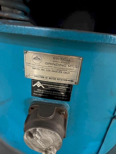 SWECO M45RC VIBRATORY MACHINE 1120 RPM 5 HP USED