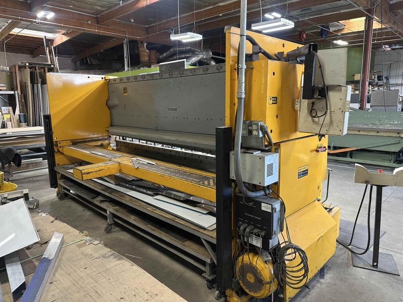 160 Ton x 12′ Gingras SPB-12-160 Shear/Press Brake Combo, 2008 – Backgauge