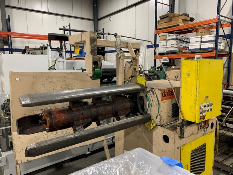 Dallas Ind. Motorized Coil Reel Uncoiler 20,000 Lbs.