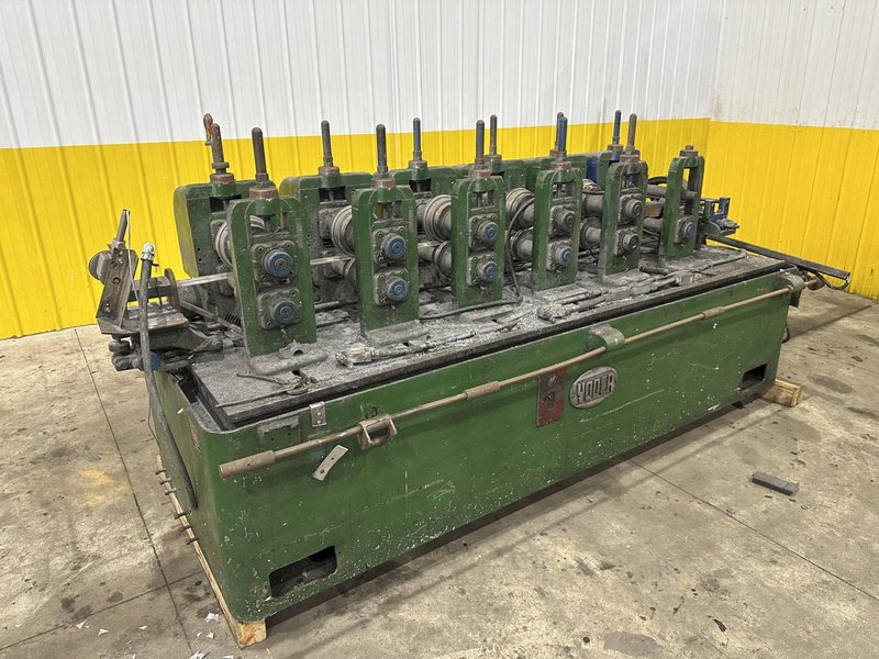 4 STAND x 2&quot; ARBOR X 13&quot; ROLLSPACE YODER MODEL #M2 ROLLFORMER: STOCK #23569