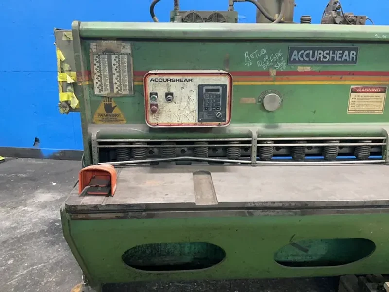 Accurpress Inc 104” Accurshear Squaring Shear - 62508