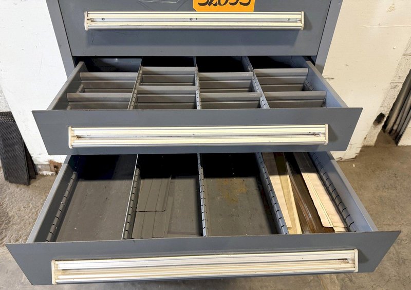 Vidmar Storage Cabinet, 10 Drawer, 30"W x 27-3/4"D x 59"H