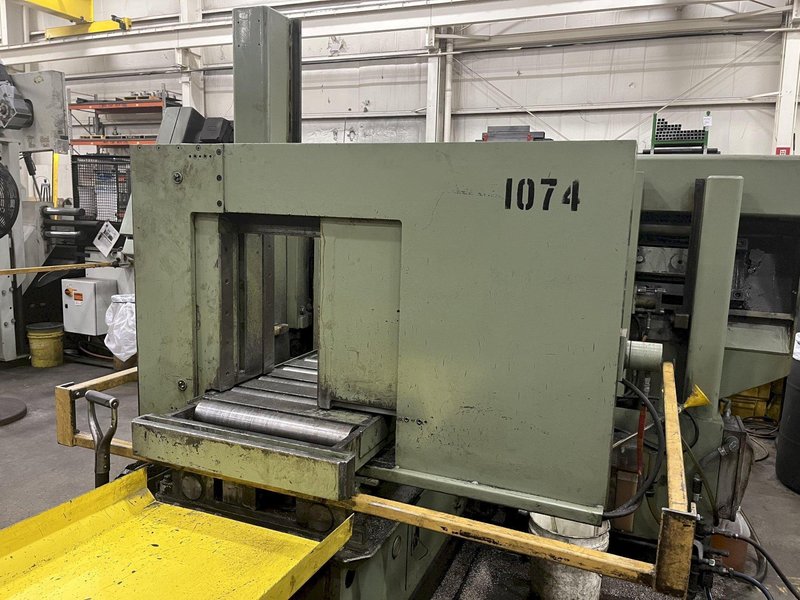 20" X 20" HYD-MECH MODEL #H-20A AUTOMATIC FEED HORIZONTAL H20A BAND SAW, WITH NESTING STOCK #2925