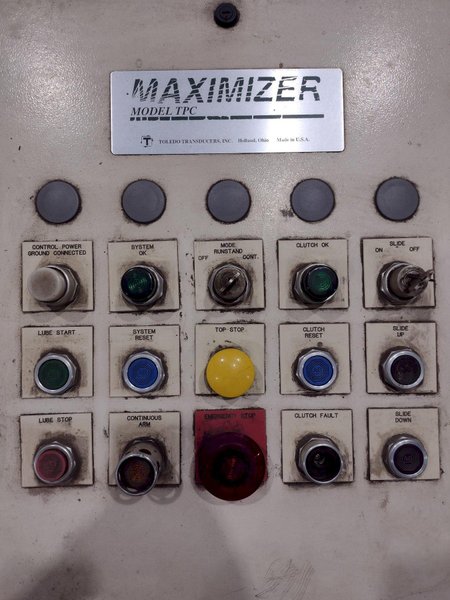 MAXIMIZER CONTROL PANEL CABINET FOR COIL FEED LINE: STOCK #18682