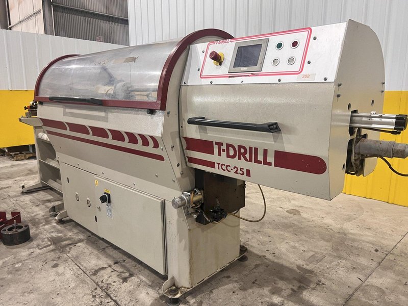 1&quot; T-DRILL MODEL TCC-25-CO11 TUBE CUTTING MACHINE: STOCK #20123