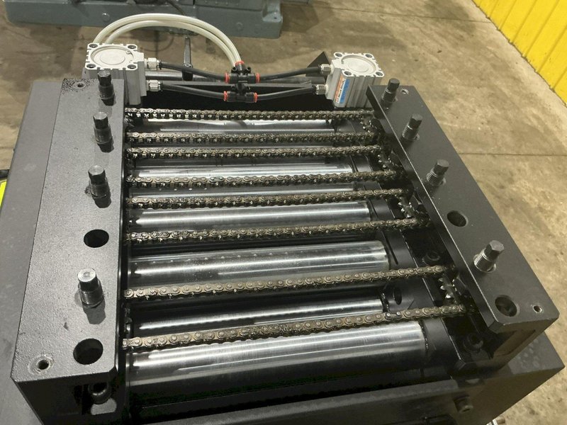 12" X .125" PA INDUSTRIES MODEL #SS127 MOTORIZED 7 ROLL COIL STRIP STRAIGHTENER : YOBRO #25104