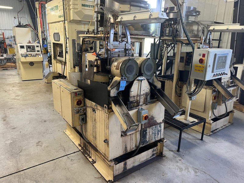 Nutap Model MAS-14V Twin Spindle High Speed Bent Shank Tapper