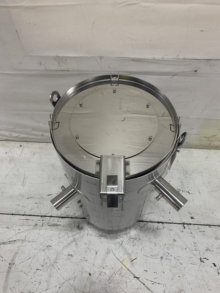 New AEC Drying Hopper, WH50, Approx. 50 lb Capacity, Insulated, Stainless Steel