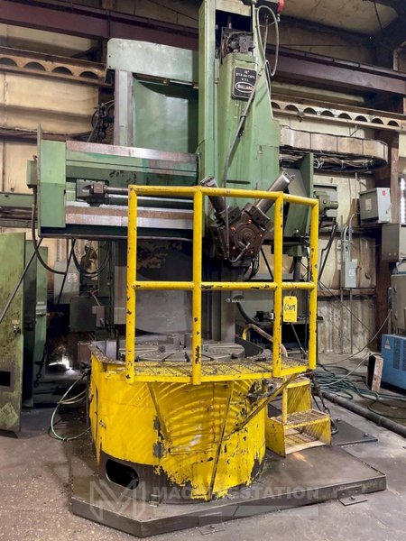 Bullard 36″ Dyn-Au-Tape 42″ Chuck 72″ High Column CNC Vertical Boring Mill – VTL