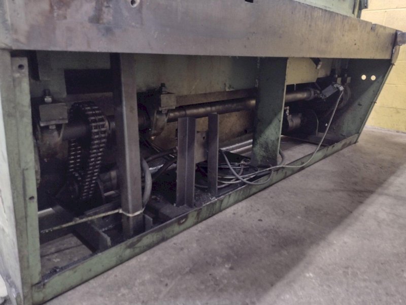 54" X 10 GAUGE DALLAS AIR FEED WITH EDWARDS SHEAR CUT TO LENGTH LINE: STOCK 15968