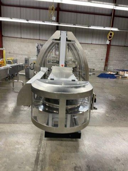 IWKA Fabrima Semi-Automatic Continuous-Motion Vertical Cartoner, Model VP-120, 2005 – Allen Bradley PanelView 600 Control – 8″ Centers, 2005