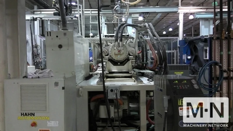 1000 TON 185 OZ UBE MODEL UM1000 INJECTION MOLDING MACHINE MFG 1999