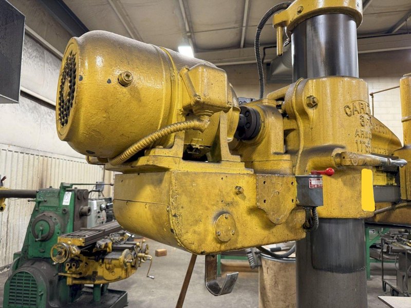 3&#039; X 11&quot; CARLTON RADIAL ARM DRILL. STOCK # 1113924.