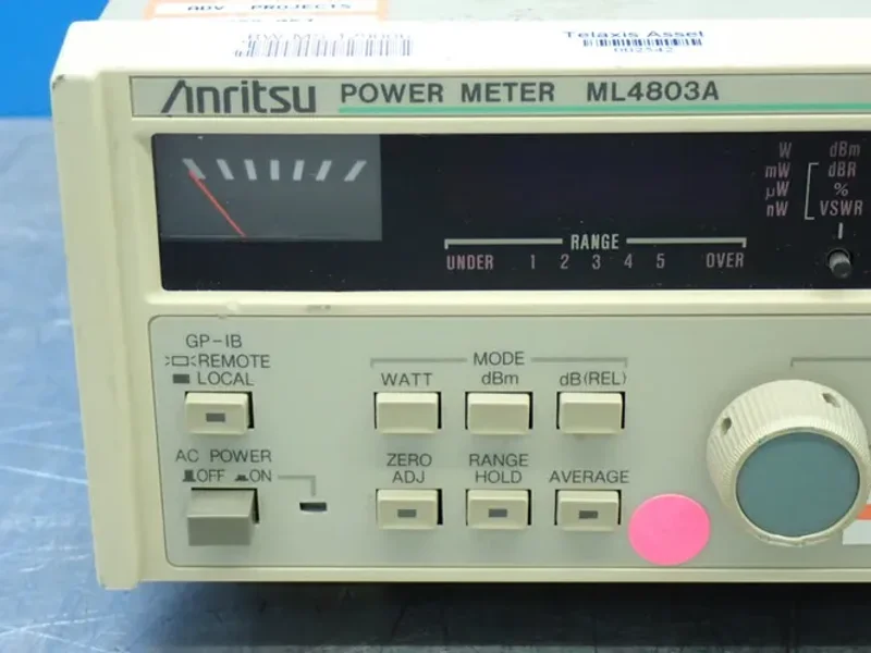 ANRITSU POWER METER W/MA4002B SENSOR ADAPTER  -  ML4803A