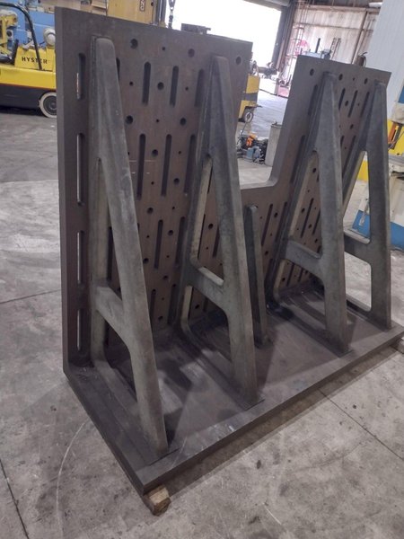 72&quot; X 96&quot; X 3&quot; THICK ANGLE PLATE: STOCK #23548