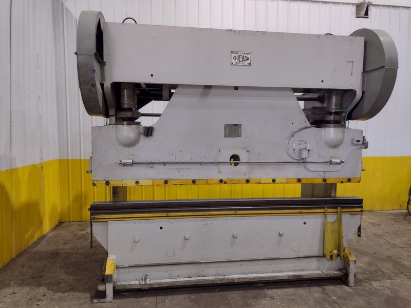 150 TON X 10' DRIES AND KRUMP CHICAGO MODEL #410-D MECHANICAL PRESS BRAKE: YOBRO #24980