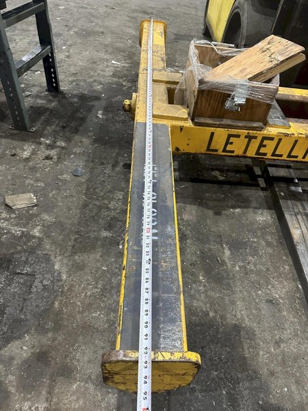 8,000 LBS X 10' X 8' LETELLIER 4-ARM SPREADER BAR LIFT BEAM WITH CENTERING ADJUSTMENT: STOCK #21987