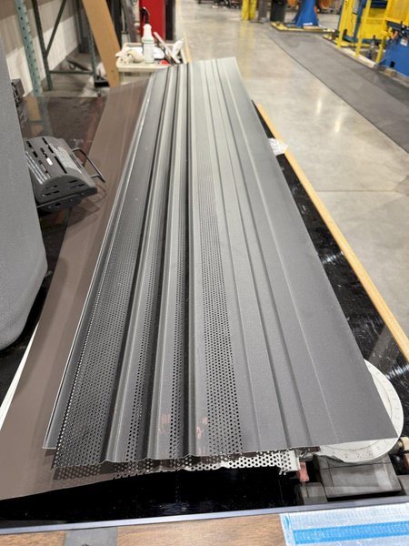 22 STAND X 2" RLM ROLLFORMER LINE TOOLED FOR TERMINATOR GUTTER TOPPER 2004 26" ROLL SPACE: YOBRO 25921