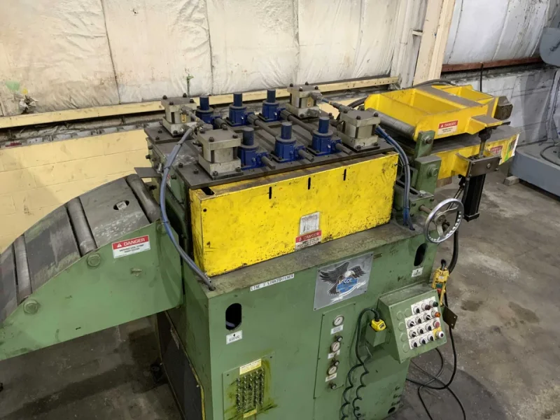 Coe Press Coil Reel And Straightener Combination 15,000 Lbs. x 18&quot; Wide