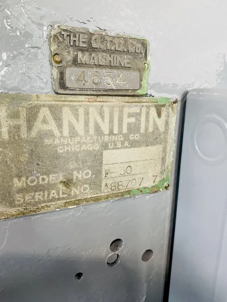 15 TON HANNIFIN #F-50 HYDRAULIC PRESS: STOCK #10464