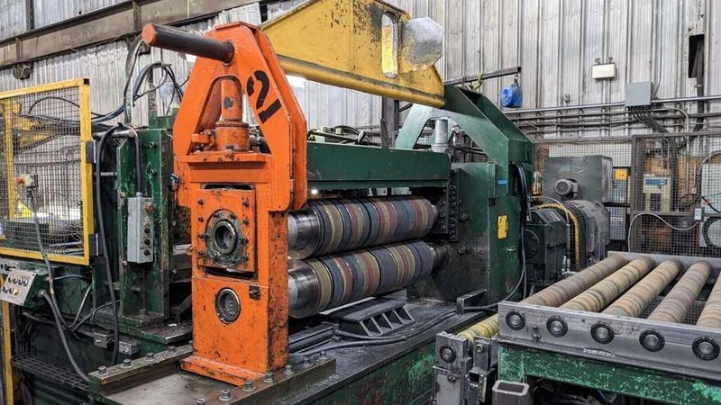 60" x 7.00" x 50,000# Cincinnati/Herr Voss Slitting Line