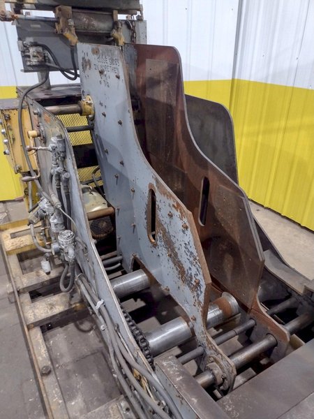 10,000 LB X 24&quot; WIDE X .187&quot; AIR FEEDS COIL CRADLE STRAIGHTENER / UNCOILER: STOCK 17042