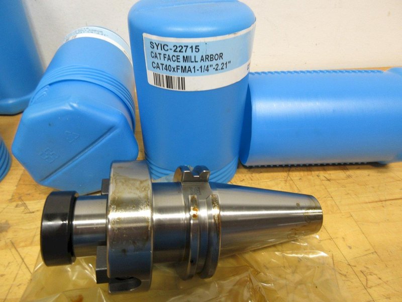 Techniks SYIC CAT40 Tool Holders (9 pcs) Assorted ***All New In Packaging***- Auction Item