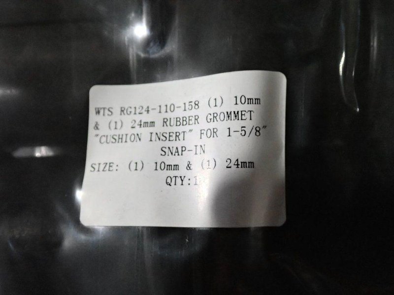 Rubber Grommet Cushion Inserts - Wts Rg124-110-158