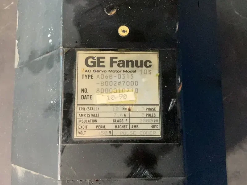 GE FANUC AC SERVO MOTOR   -  A068-0315 -B002#7000