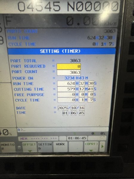 Smart NL6000CL CNC Lathe, 2021 – 10″ Thru Bore, Programmable Tailstock, Chip Conveyor, Very low hours