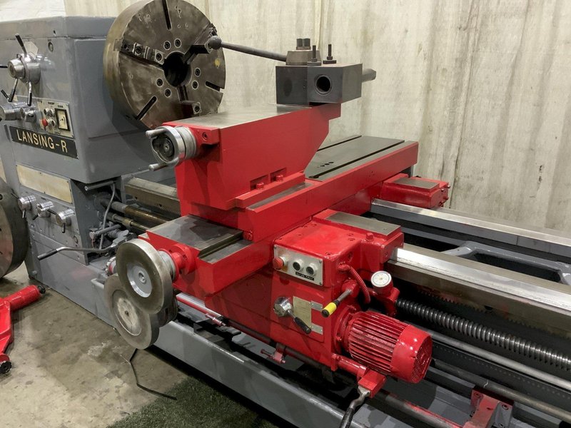 40" X 120" LANSING MODEL #R GAP BED ENGINE LATHE: STOCK #80221