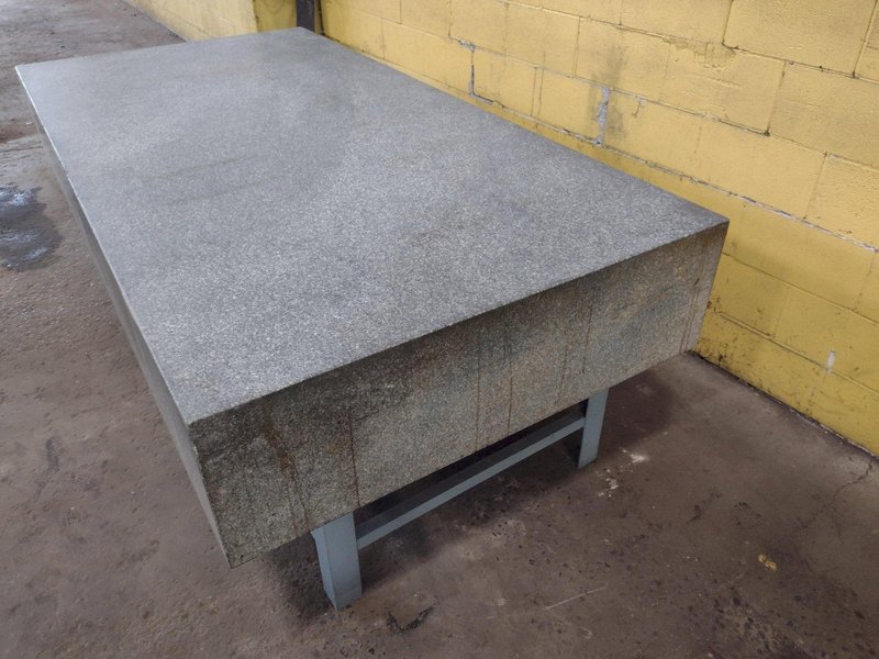 8&#039; X 4&#039; X 14&quot; CHALLENGE PRECISION LAYOUT INSPECTION GRANITE TABLE: STOCK #23785