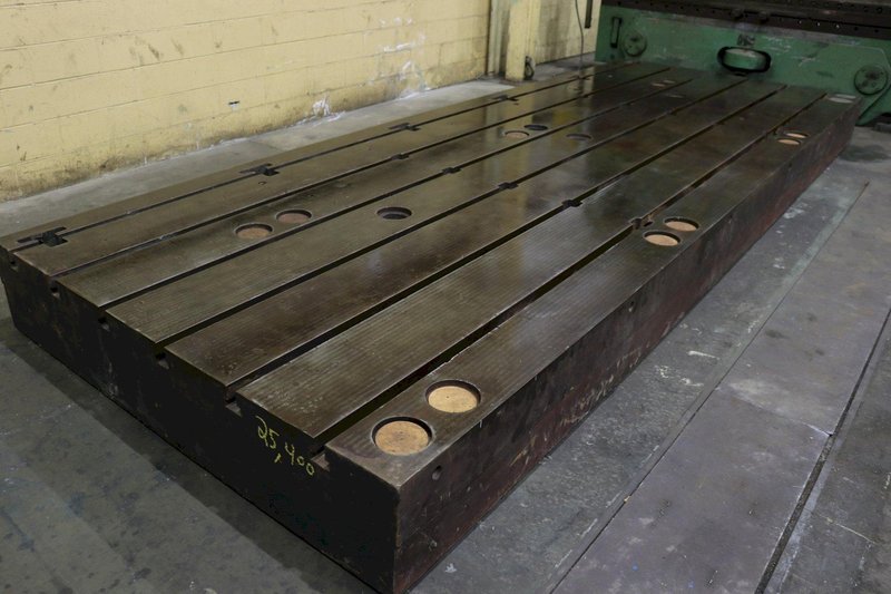 STEEL LAYOUT TABLE WITH T SLOTS: STOCK #73825